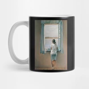 Painting Young Woman at a Window Salvador Dali T-Shirt T-Shirt Mug